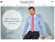 Tablet Screenshot of doubletwo.co.uk